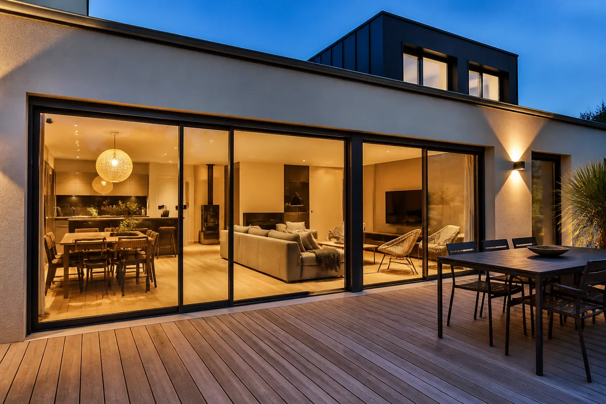 Baie coulissante aluminium : concevoir pour durer