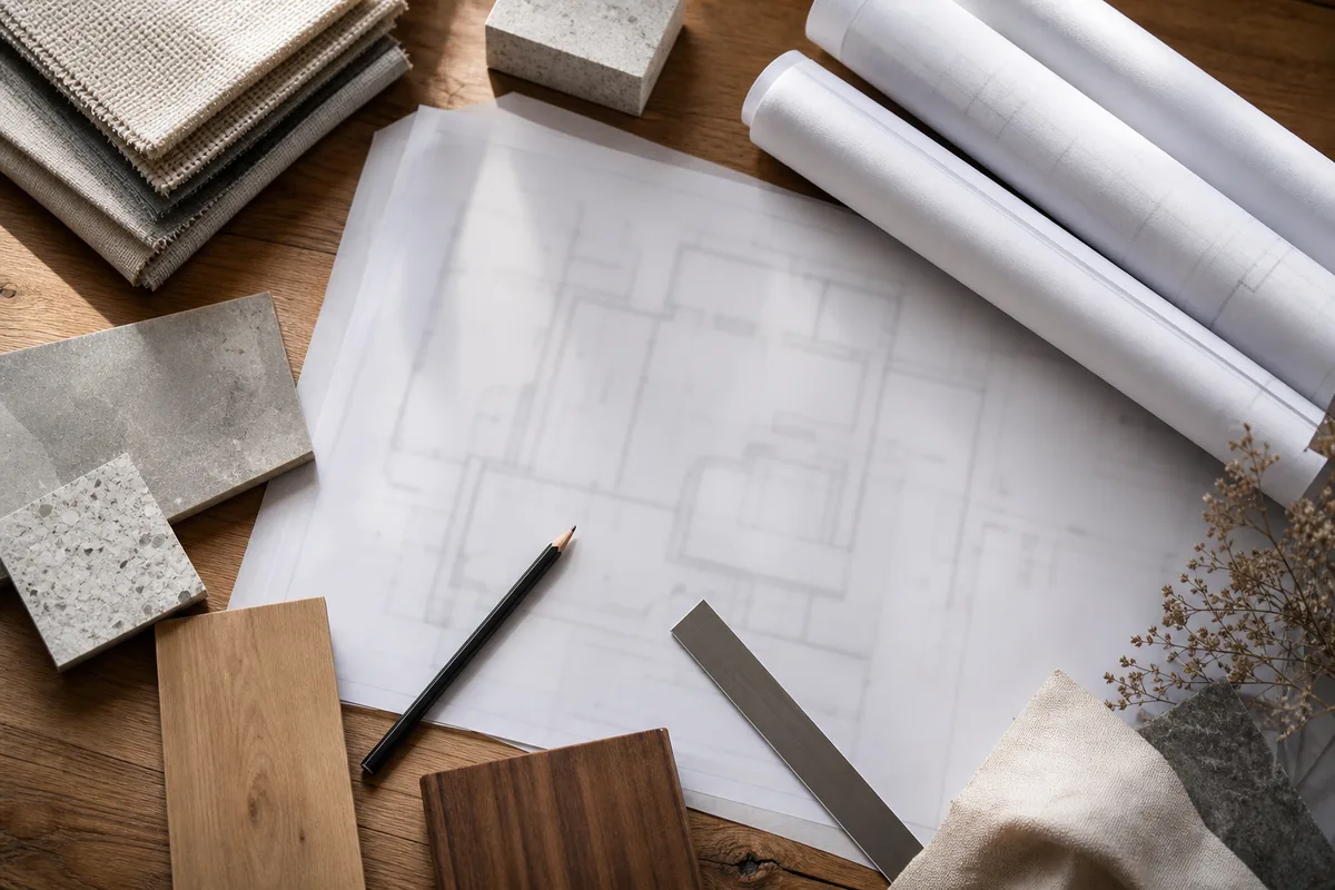 Plans d&rsquo;aménagement étudiés sur table pour intégrer le confort d&rsquo;été à une rénovation