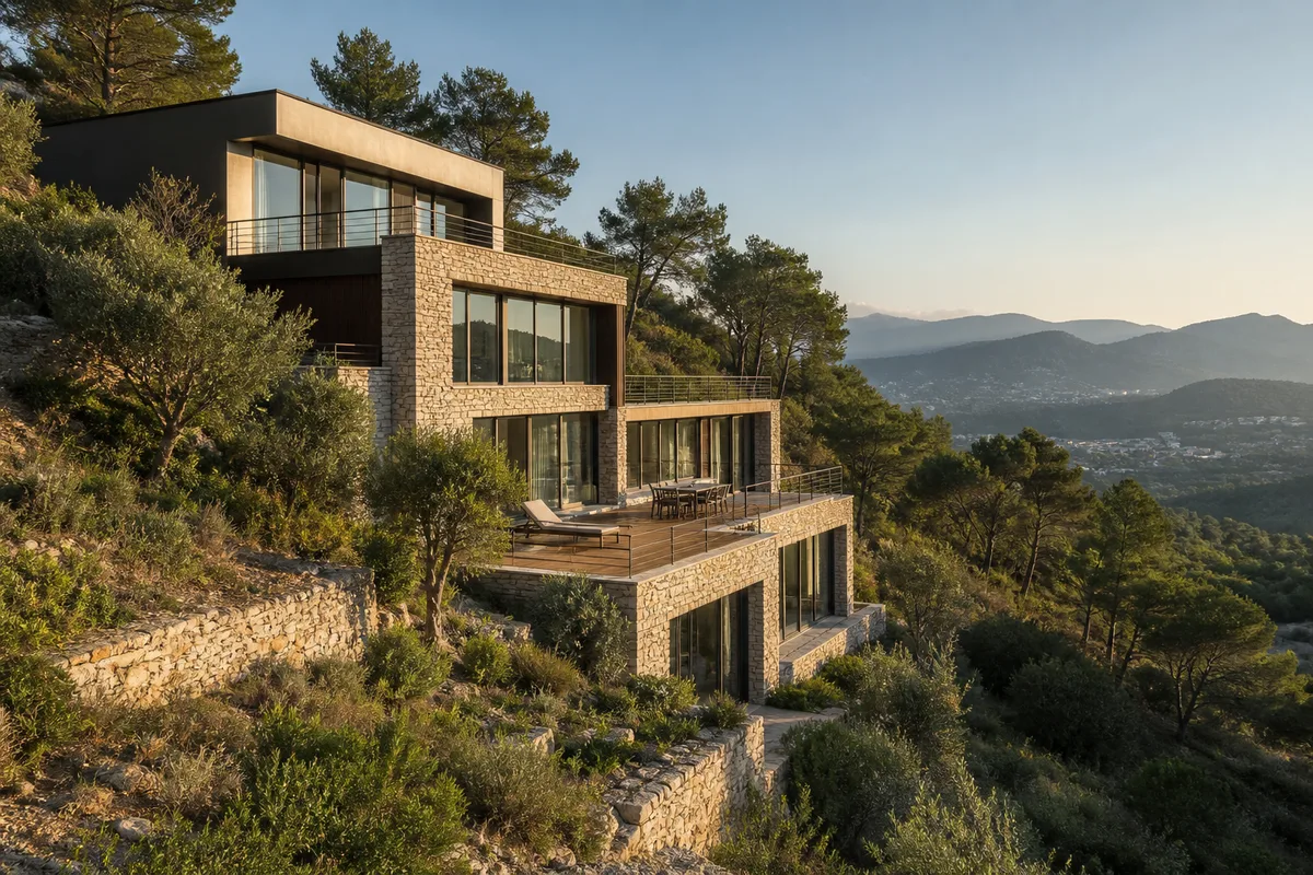 Construire sur un terrain en pente : contraintes et budget