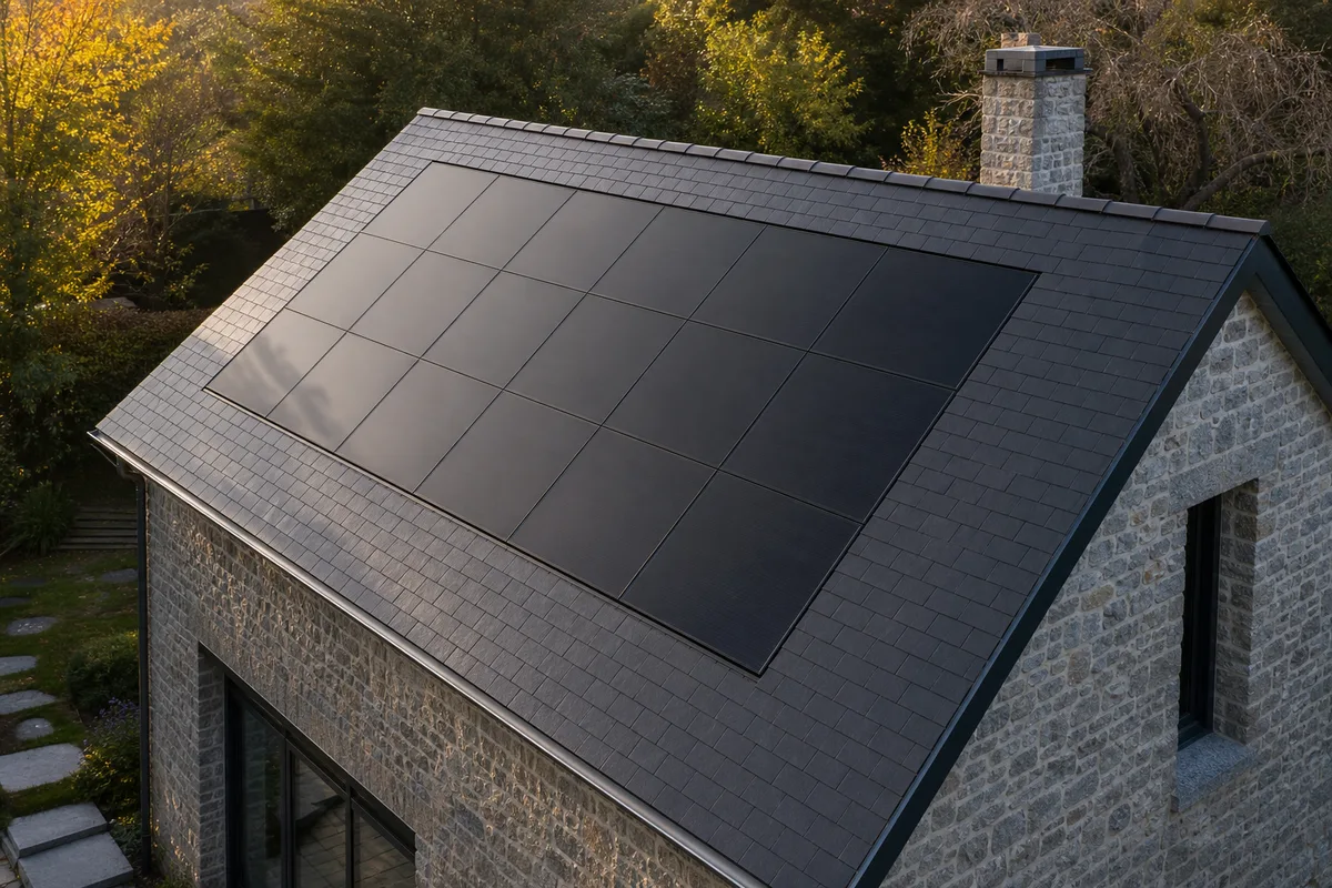 Panneau solaire intégré toiture : le regard de l'architecte
