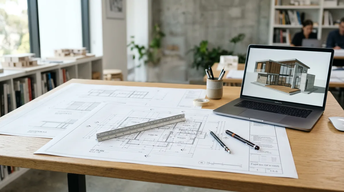 Plan d'architecte pour votre maison : prix, contenu et comment le lire