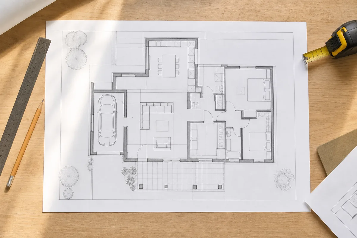 Plan architecture maison 120m2 : modèles et budget 2026
